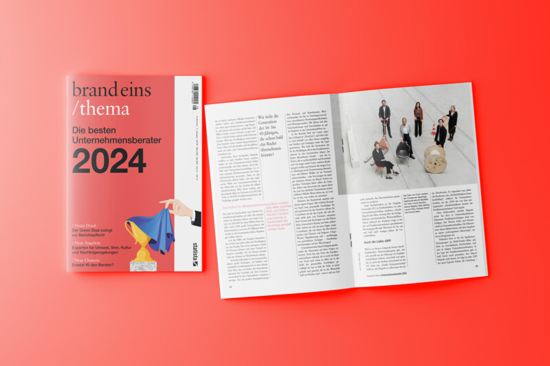 Im Auge der brand eins: Junge Wilde und alte Weise.